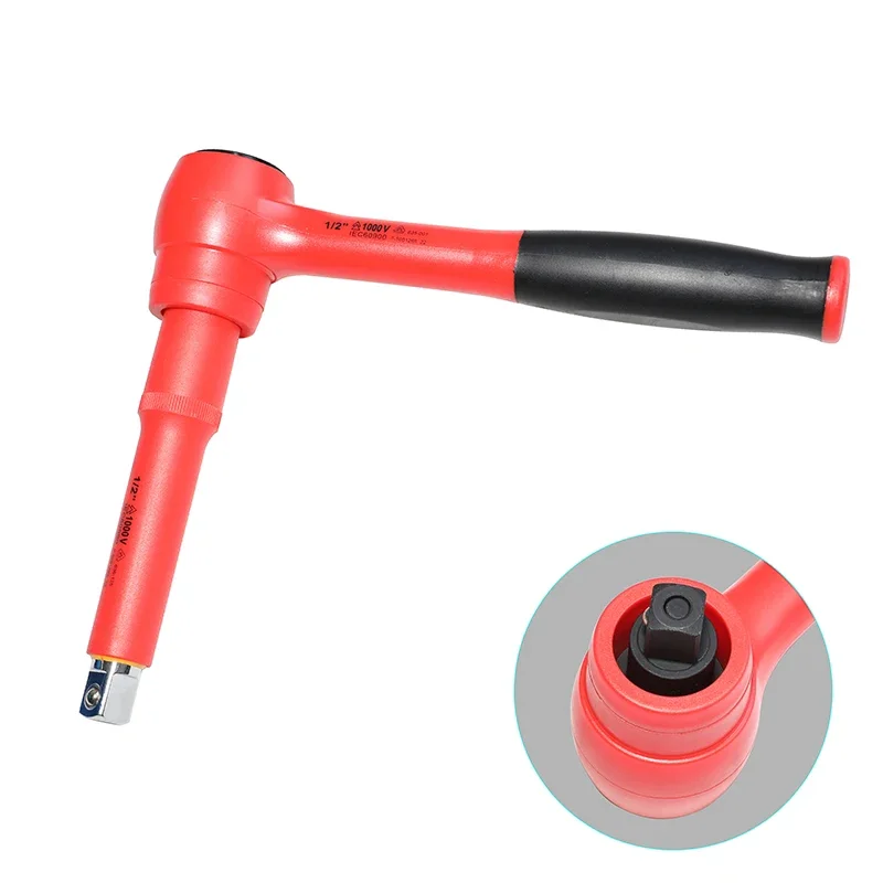 

Insulated socket wrench 11-piece set, new energy insulated socket wrench 1000V 10/12/13/14/17/18/22/24mm