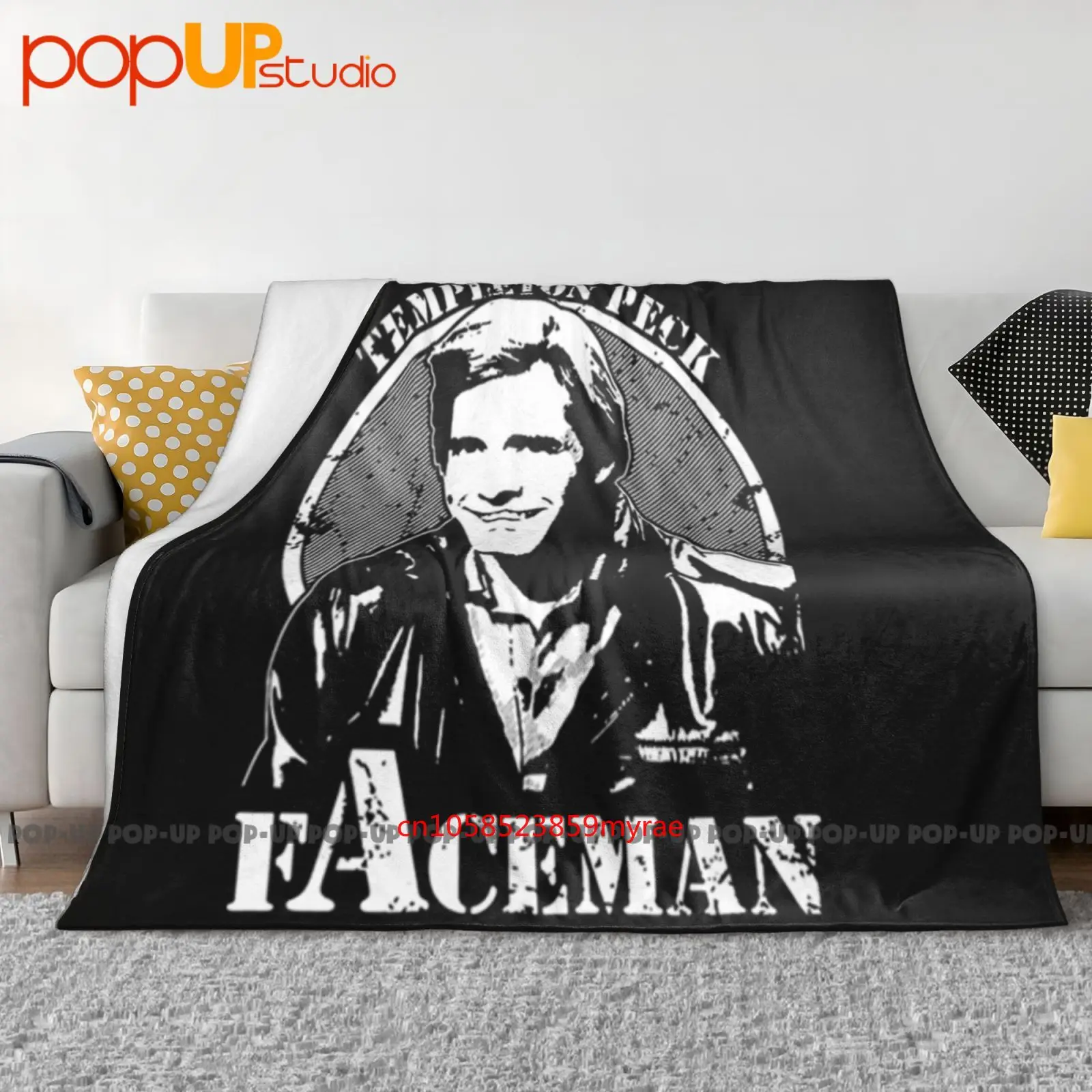The A Team Templeton Peck Faceman Manta ultrasuave Edredón Funda de sofá de invierno Fundas de cama