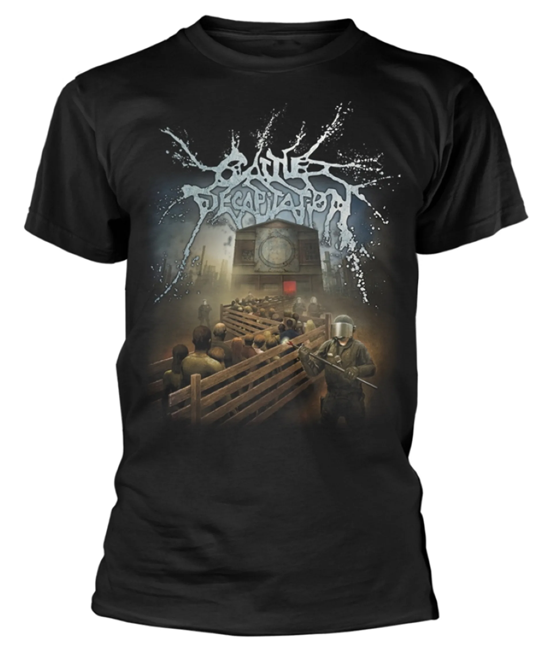 

Cattle Decapitation The Harvest Floor T-Shirt Men Women Cotton Short Sleeve Brand T-shirt Retro Rock Band Tops Summer Clothes