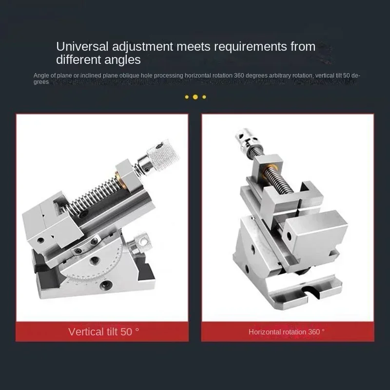 for 3 Inch High Precision Universal Grinder Precision Vise Screw Sine Slope Adjustable Angle Screw Tool High Precision