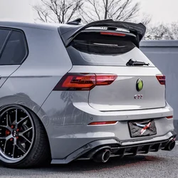 For Volkswagen VW GOLF 8 MK8 GTI GTD GTE  2020-2023 Carbon Fiber Tail Wing Rear Trunk Spoiler Car R Styling