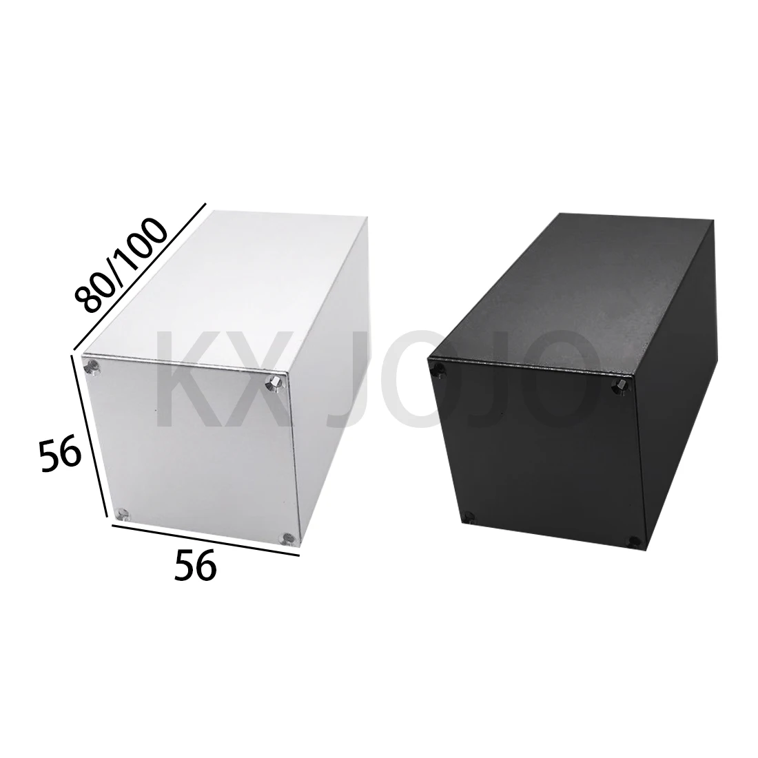 Aluminum Enclosure 25*25/32*32/42*42/52*52/56*56mm Integrated/Split Case Square Profile Box Rectangular Oxidation Opening Silk