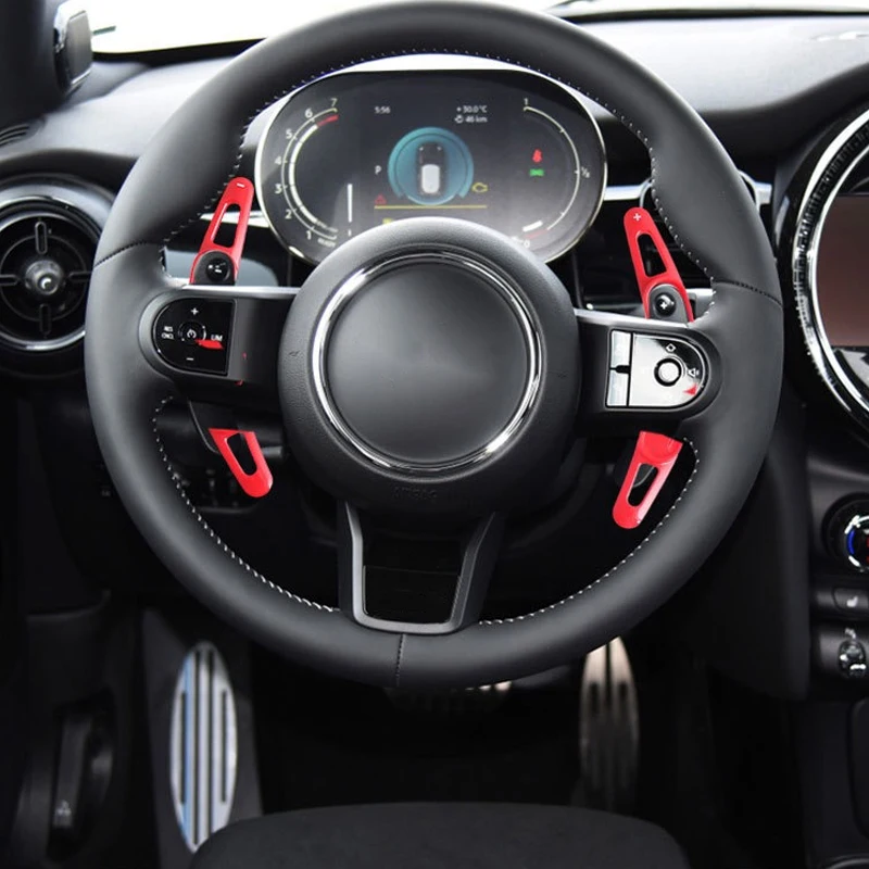 Car Steering Wheel Shift Paddle Extension Cover Accessories For MINI Cooper S JCW F56 F55 F54 F57 2014-2022 Countryman Clubman