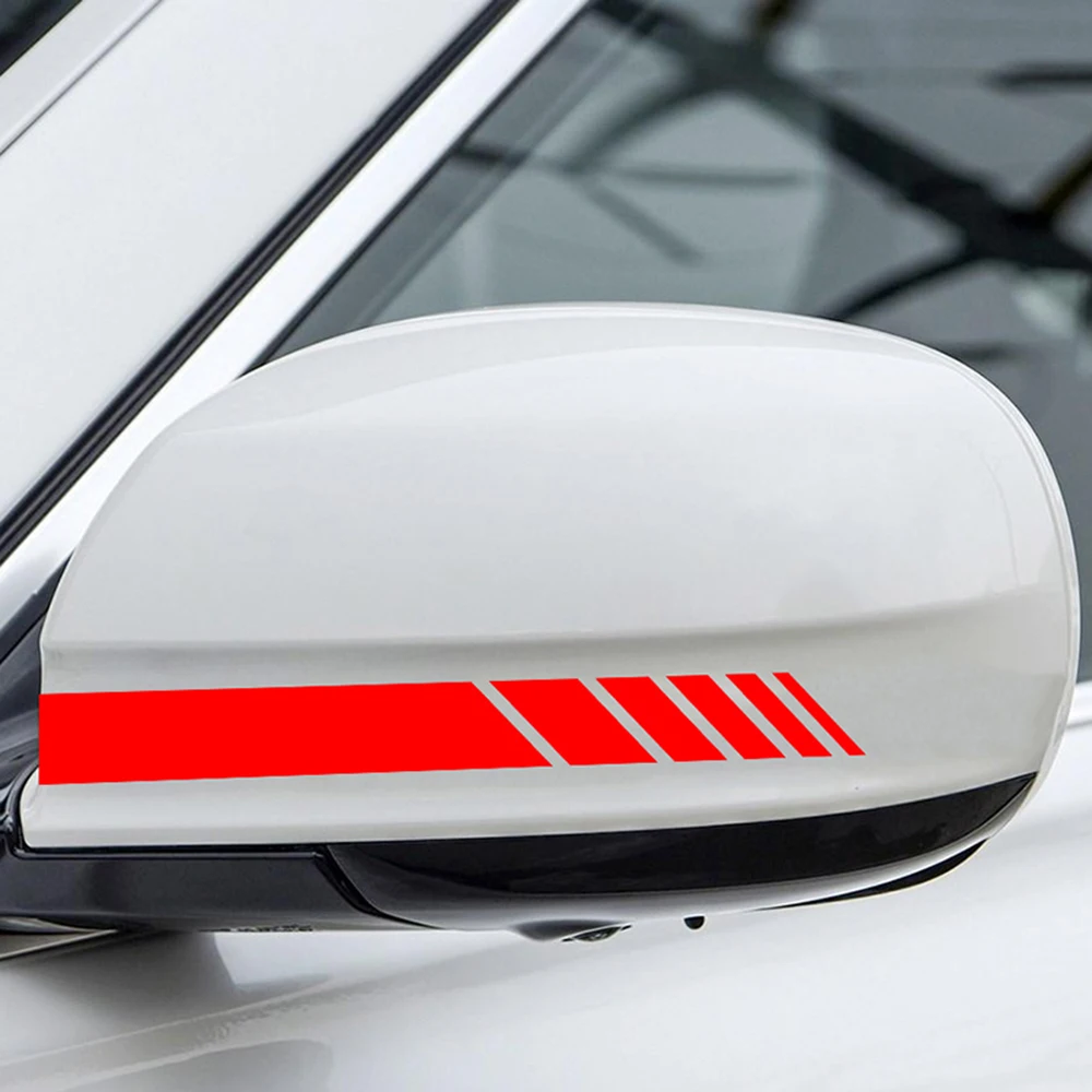 سيارة مرآة الرؤية الخلفية لاصقة تزيين الجسم ملصق مائي التصميم ل Volkswagen VW CC T-ROC جولف 4 5 6 7 باسات B5 B6 B7 تيجوان EOS R