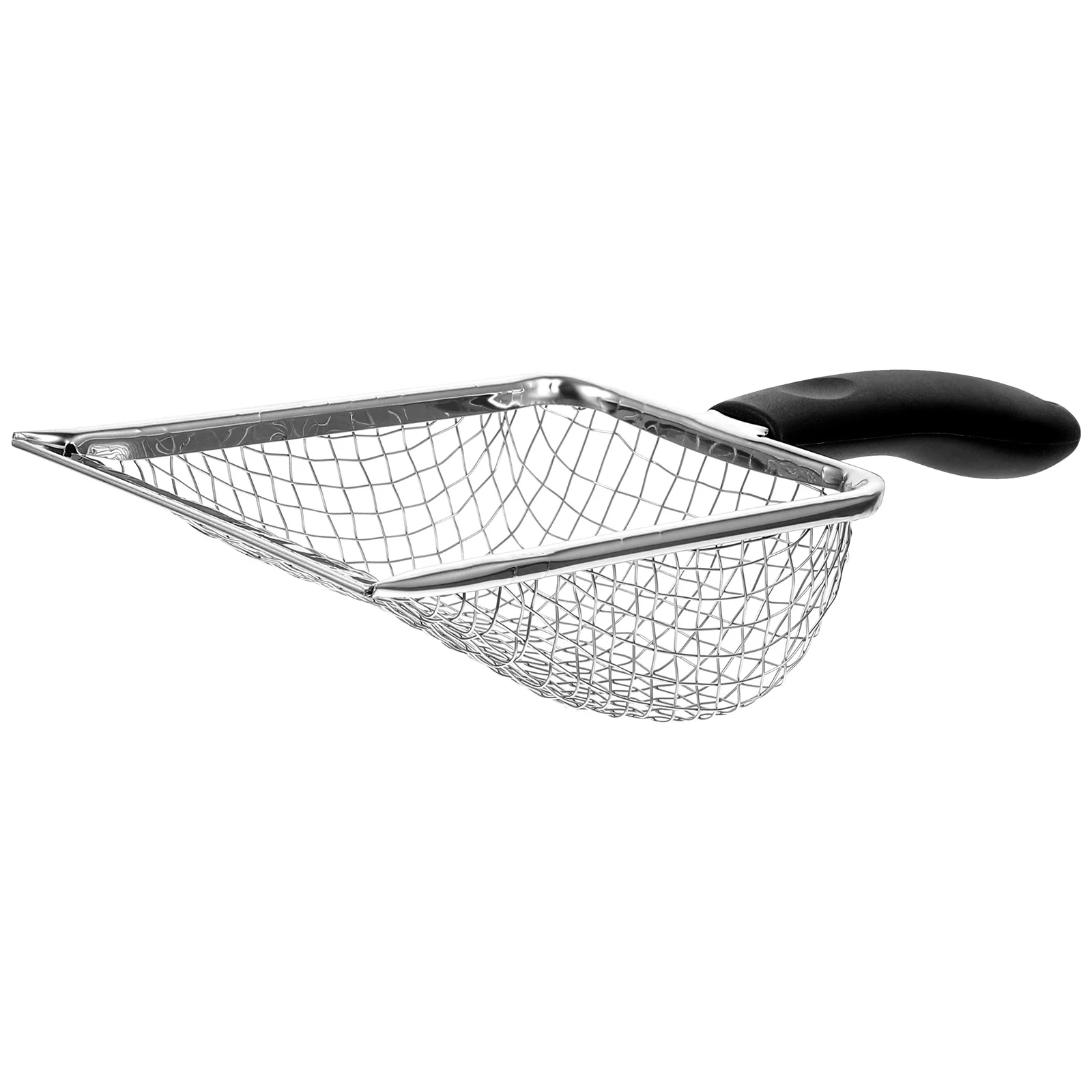 

Stainless Steel Litter Scoop Orange 5x5cm Holes Fine Mesh Sand Sifter Reusable Pet Reptile Terrarium Accessories Cleaning