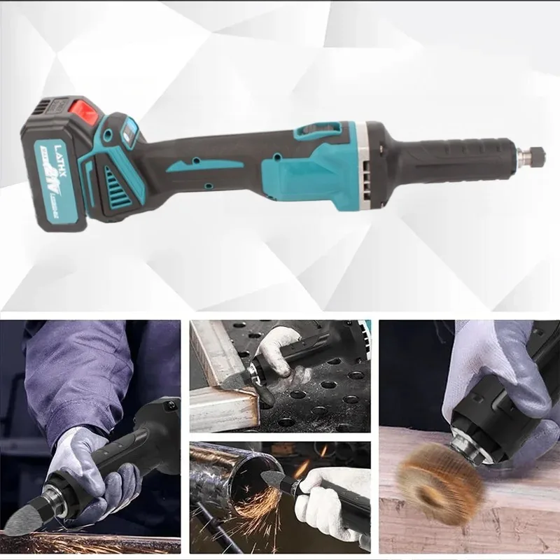 

Бесщеточная шлифовальная машина Makita, 4-скоростная угловая шлифовальная машина, аккумуляторная ручная шлифовальная машина, полировальный роторный электрический гравировальный инструмент