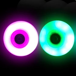 Scooter Wheel With Bearings ps 2 Pieces / lot LED Flash  Wheel100 110 125mm High Elasticity speed skating wheels Skate Tires