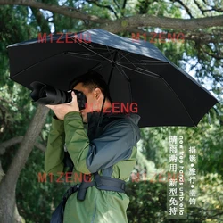127cm/27'' outdoor free hands Collapsible trekking Umbrella rain cover protector for canon nikon sony pentax fuji dslr camera
