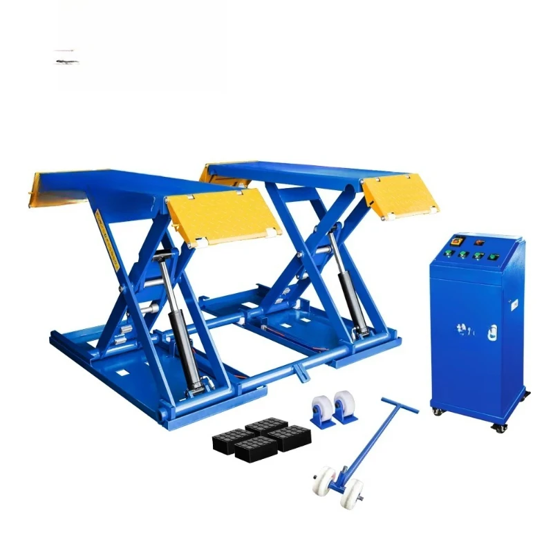

OEM 3000 kg 3 Ton Capacity Steel Heavy Duty Mobile Vehicle Lift Scissor Car Lift Medium Hydraulic Car Scissor Lift