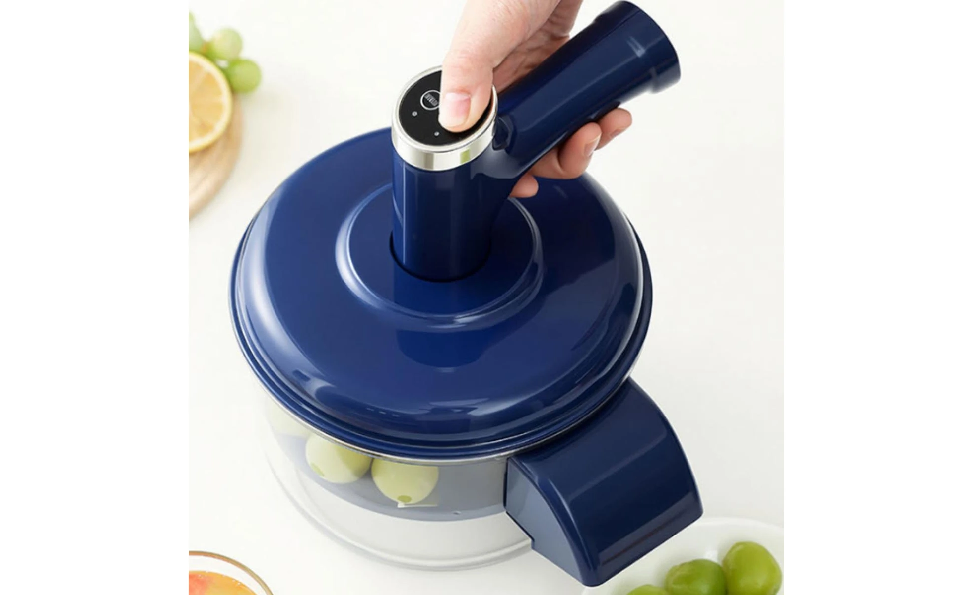 Automatic Skin Remover with Bowl Compact Electric Grape Peeling Machine for Home Cooks, Kitchen Automatic Skin Remover with Bowl Compact Electric Grape Peeling Machine for Home Cooks, Kitchen
