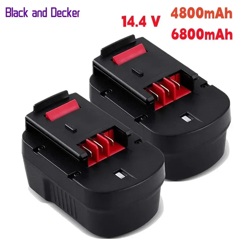 Verbesserte zu6800mAh HPB14 Ersatz für Schwarz und Decker 14.4 V BatterieNI-MHBatterie FSB14 A14 BD1444L HPD14K-2 CP14KB HP146F2