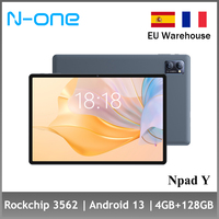 N-One NPad Y 10.1'' Tablet PC Android 13 Fast Charging 6000mAh Rockchip3562 4 + 4 GB 128 GB 1280 * 800 FHD IPS 4G LTE WIFI6