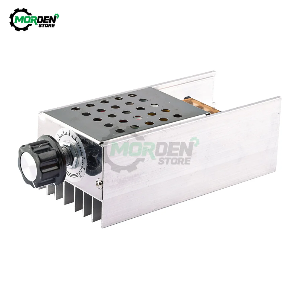 AC 220V 6000W 25A Speed Controller High Power SCR Voltage Regulator Dimmer Switch Speed Temperature Control Thermostat