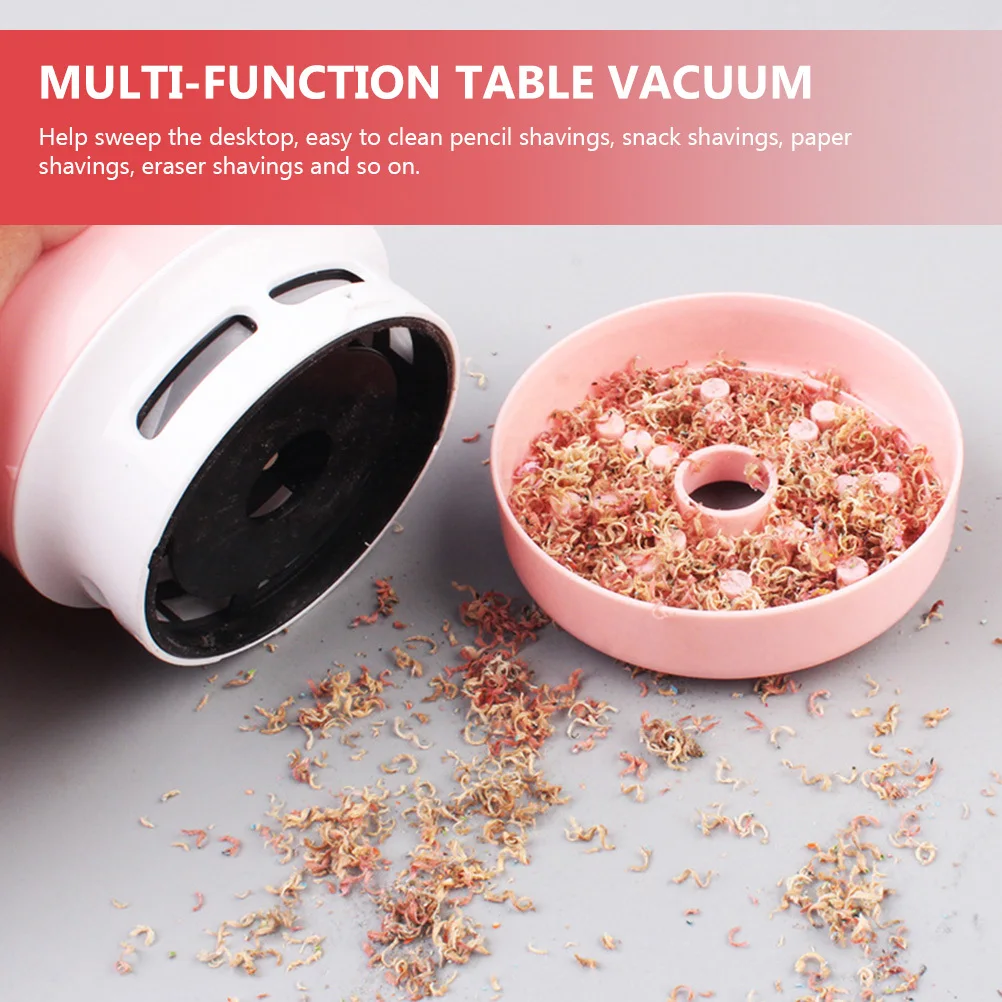 

Handheld Vacuum Cleaner Mini Portable Desktop Sweeper For Dust Pencil Shavings Laptop Keyboard Car Office Home