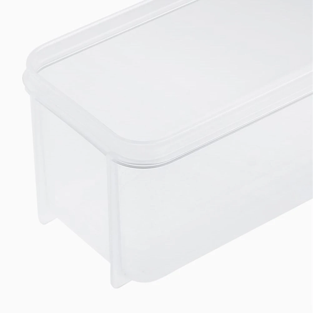 

2pcs Noodle Storage Box Food Grade Plastic Sealed Lid Large Capacity Slim Bin for Kitchen Pantry ganizer Refrigerator Freezer