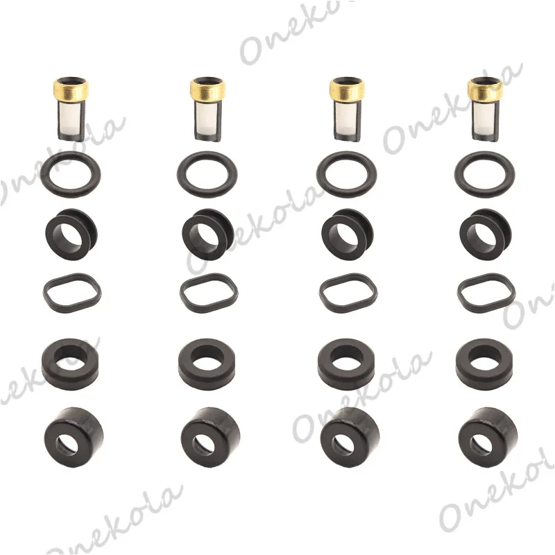 Fuel Injector repair kit Orings Filters for Toyota Landcruiser 1FZ-FE FZJ78 FZJ79 FZJ105 23250-66010 23209-66010