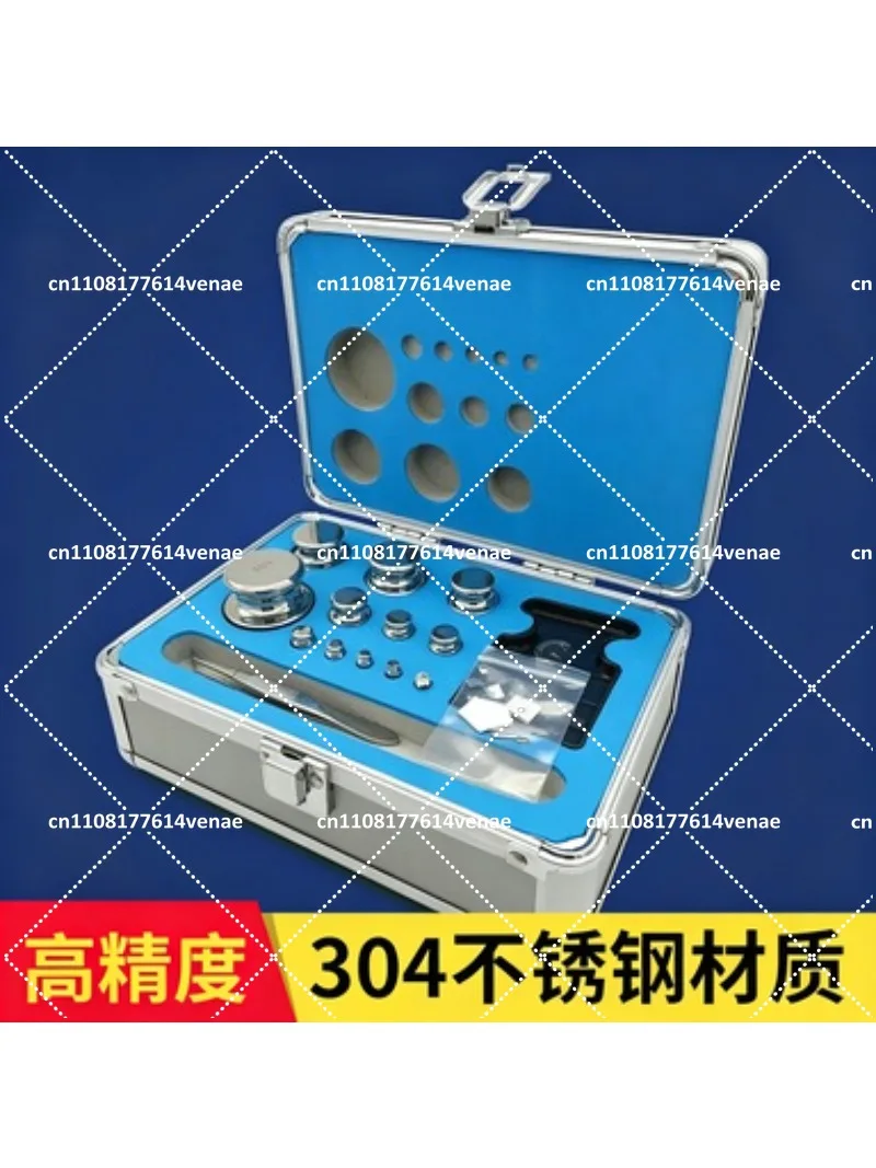Precision Calibration Weights Kit 24pcs 1mg-500g, 304 Stainless Steel Digital Scale Weight Set