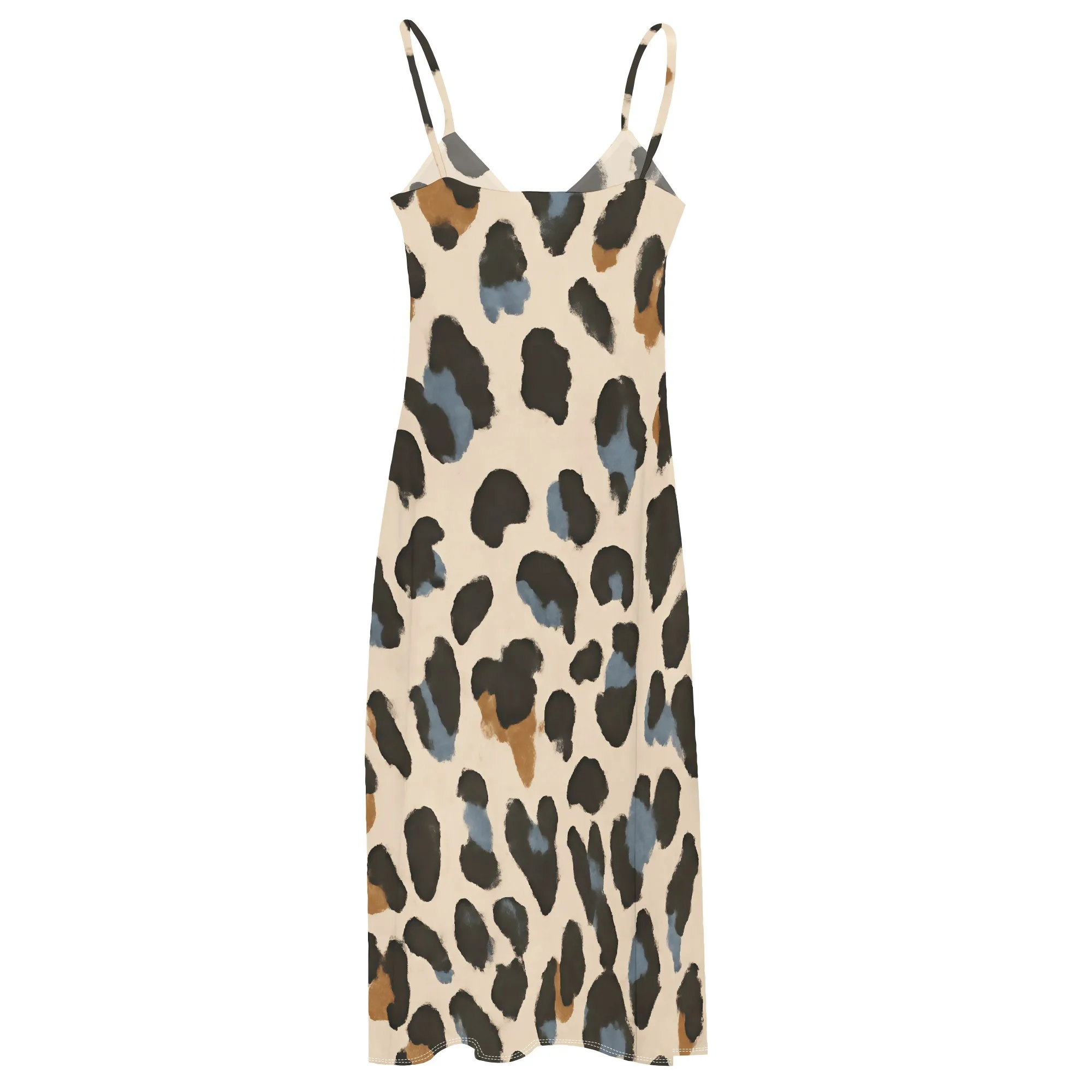 

Fashion Leopard Print Spaghetti Strap Dress | Chic & Elegant for Vacation, Weekend Outings & Summer Parties | S-3XL