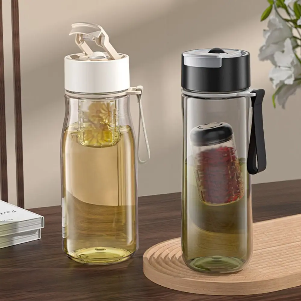 

BPA Free Portable Water Bottle Tritan Material Large Capacity Tea Cup with Filter Magnetic Suction Leak-proof