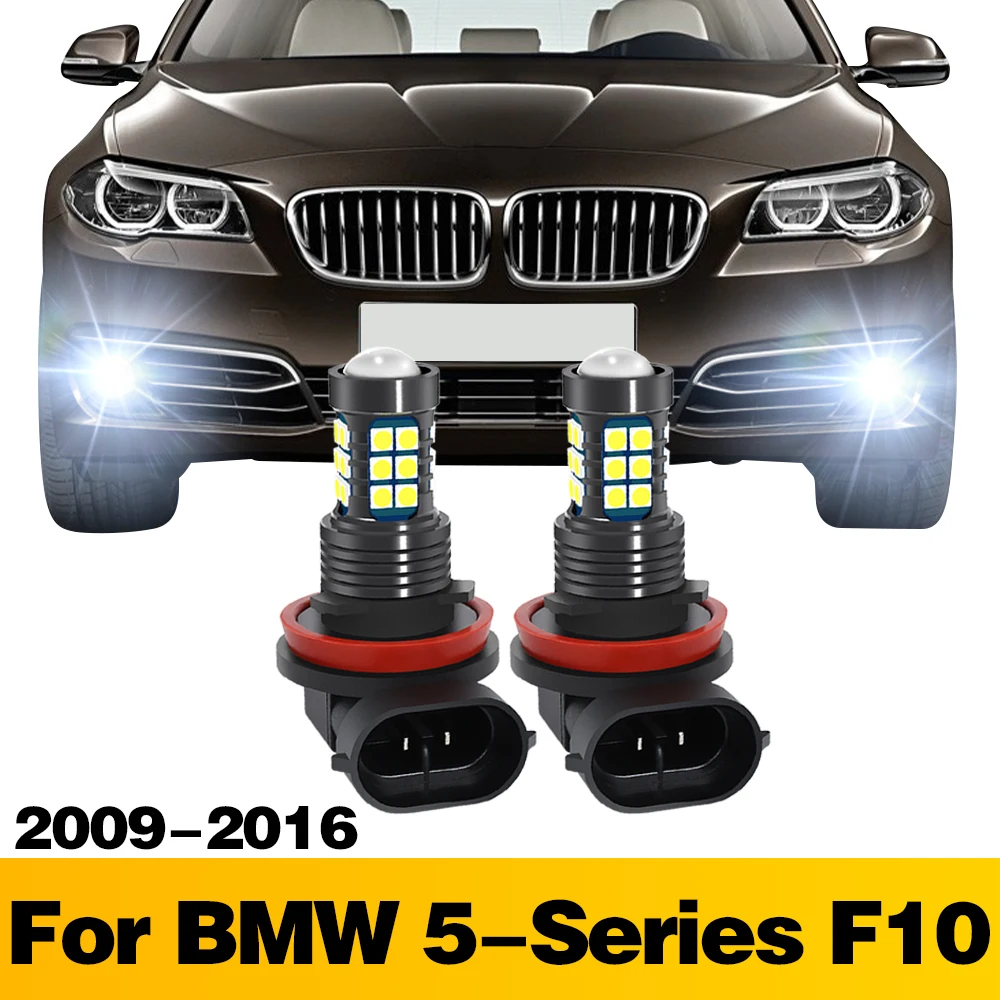 

2Pcs LED Lamp Car Front Fog Light Accessories For BMW 5-Series F10 2009 2010 2011 2012 2013 2014 2015 2016