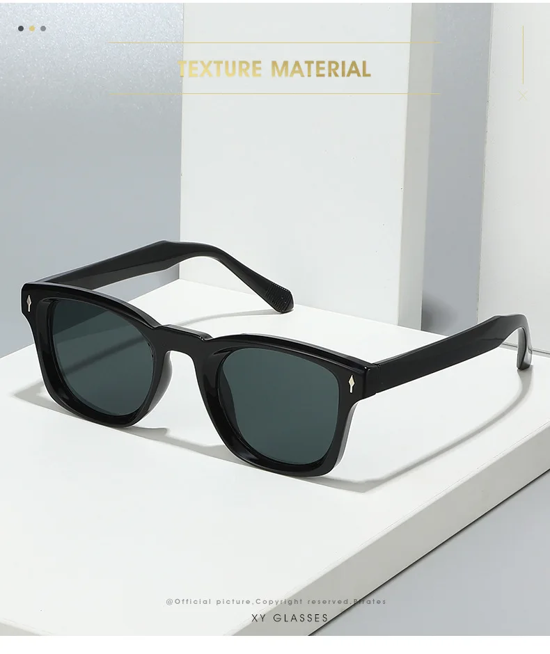 2025 Neue Quadratische Sonnenbrille für Herren, Modisches Schlichtes Design, UV400-Schutz, Geeignet für Verschiedene Szenarien – Detail 2