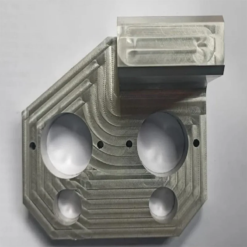 CNC machining custom aluminum alloy precision mechanical special-shaped mount multi-specification hole machining parts