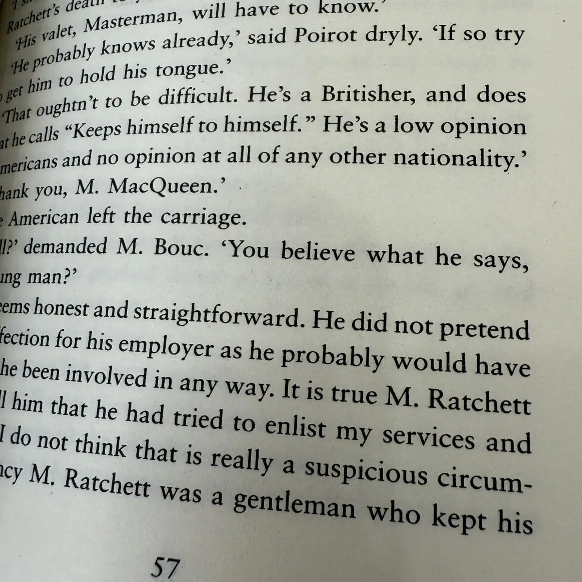 النسخة الإنجليزية الأصلية من حالة القتل على سلسلة أورينت إكسبريس أجاثا كريستي بوارو من الروايات Libros Livros