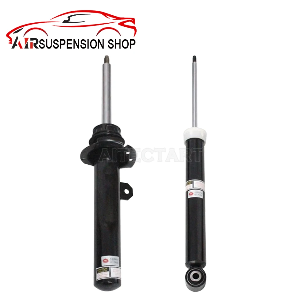 2x Front&Rear Left Air Suspension Shock Absorber Strut w/ EDC For BMW Mini Cooper Countryman F54 F60 37106876685 37106866078 New
