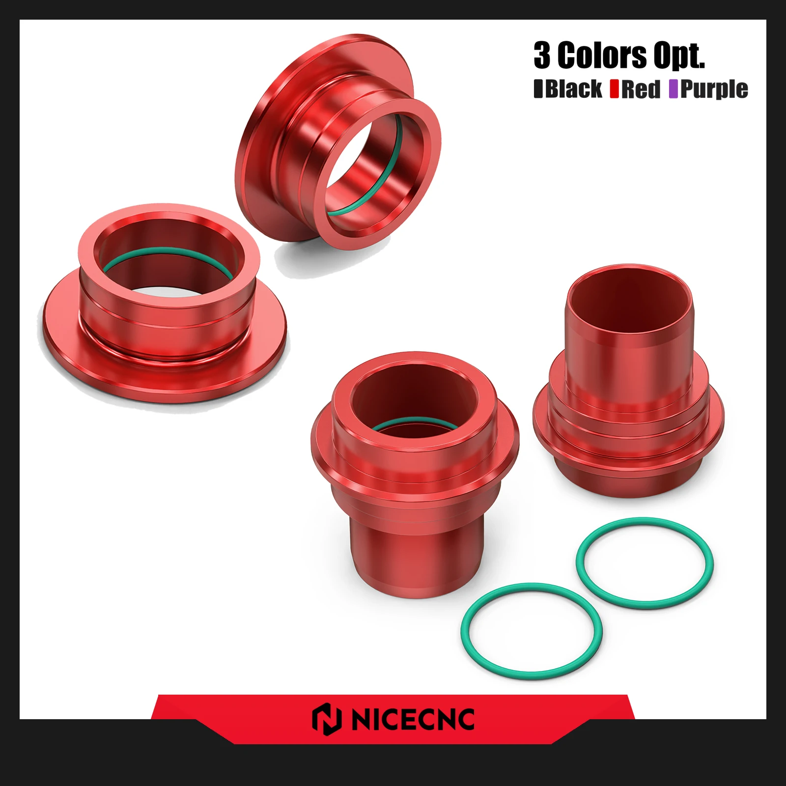 

NICECNC Electric Dirt Bike Front Rear Wheel Spacers Hub Collars Kit For 2025 2024 Stark Varg EX MX For Stark Varg Accessories