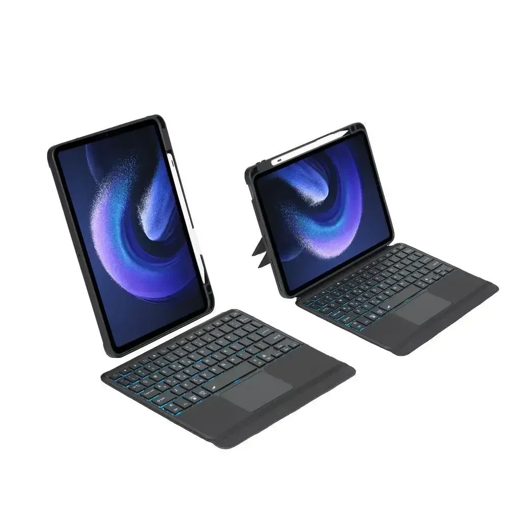 Detachable Magic Backlit Keyboard Case For Xiaomi Pad 5 6 Tablet Mi Pad 5 6 Pro For Redmi Pad SE 11 Inch Tablet Cover Keyboard