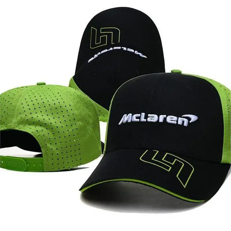 

New Hot Fashion Baseball Cap Snap ButtonRed Four Seasons Cap For Mclaren 720S GT 570 600LT 570GT 540C P1 Alcantara Accessories