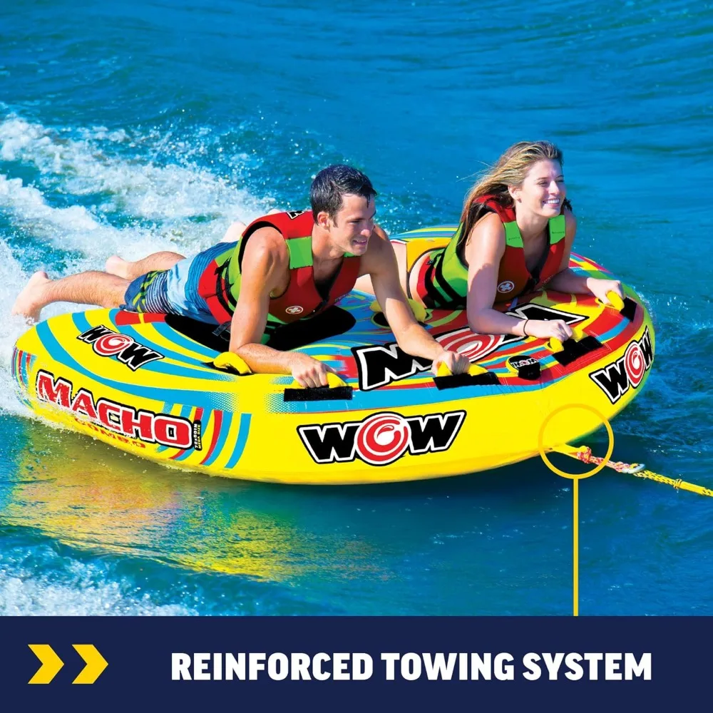 

Hot Sale - Macho Combo Towable Tubes for Boating, Accessories for Tubing, Water Tube for Boats
