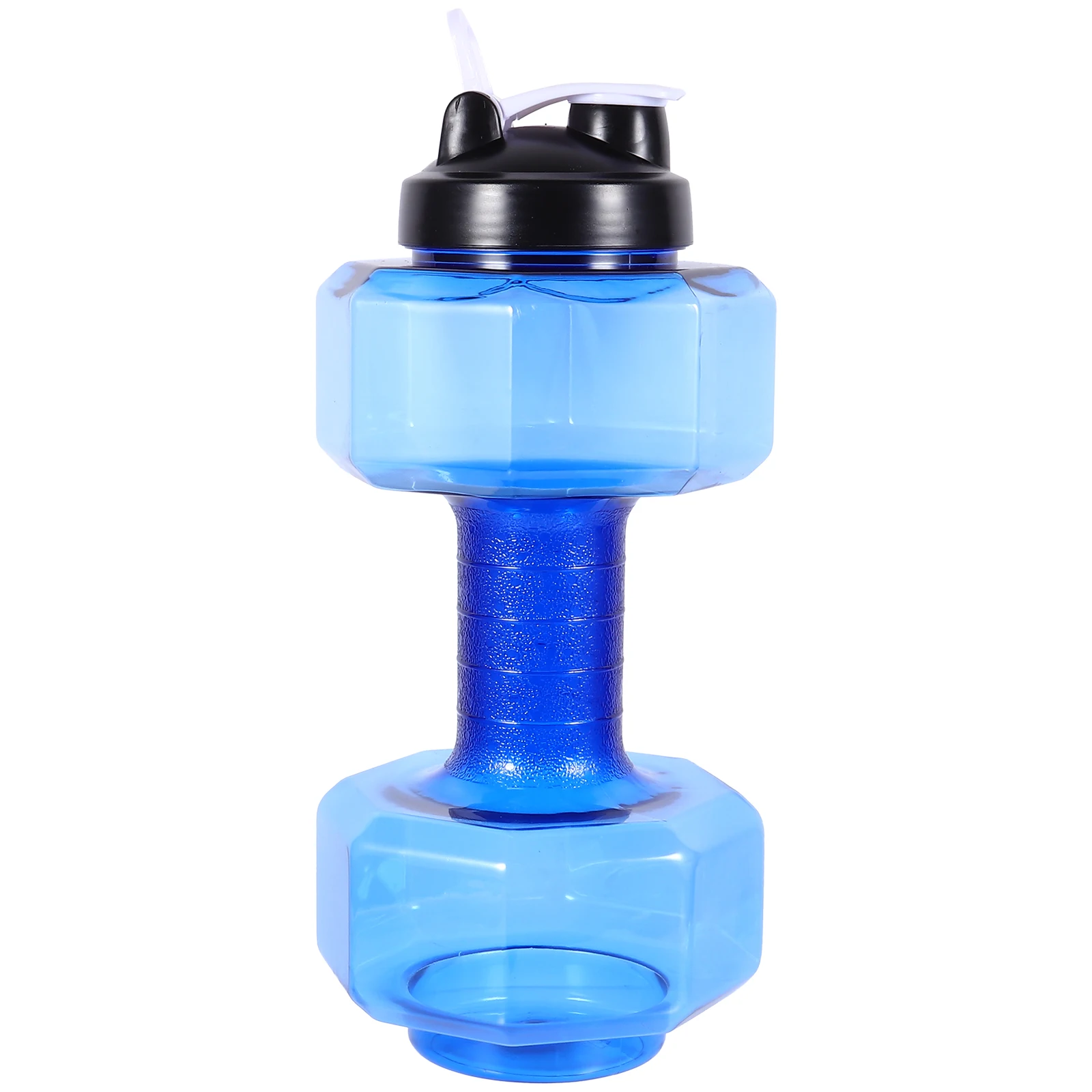 

1pc Dumbbell Shape Water 600Ml Large Capacity Fitness Drinking Bottle Lightweight Portable Sports Bottle For Gym