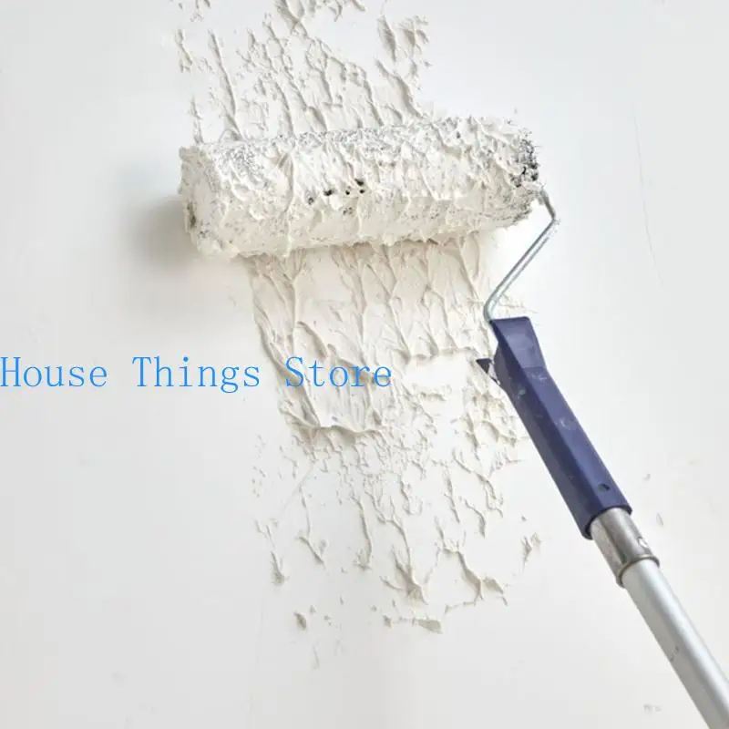 9 Inch Wall Brush with Antislip Handle Wall Roller Comfortable & Effective Plastering Tool Improve Comfort & Efficiency