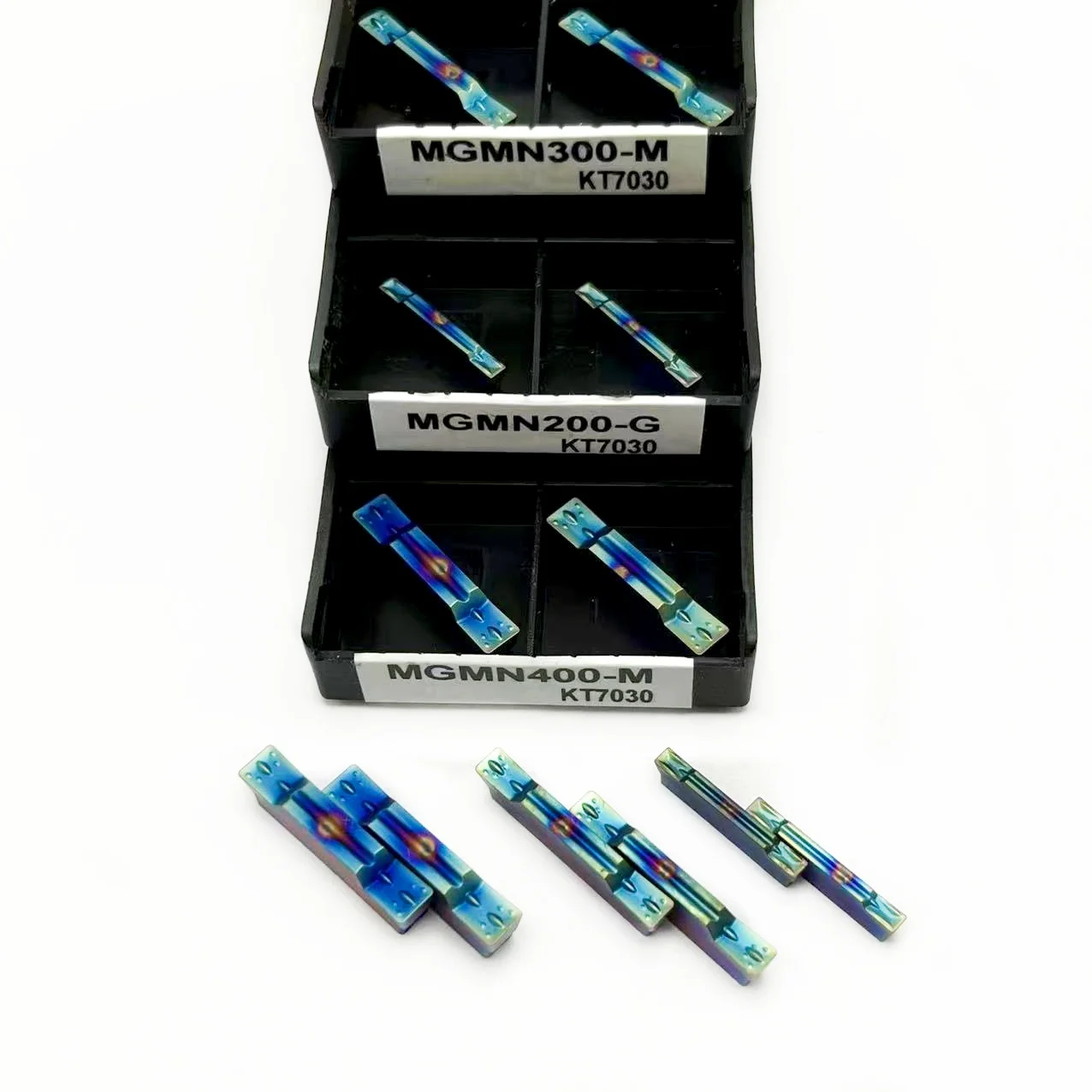 MGMN200 G MGMN300-M MGMN400 M KT7030, herramienta de corte de torno de inserción, herramientas de torneado de Metal, nano-blue