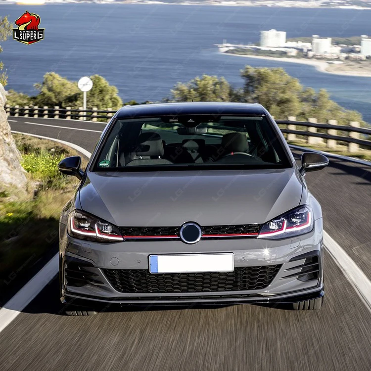 Car Modification GTI Style Full Set Body Kit for Volkswagen Golf 7 with Front Bumper Lip Rear Diffuser Side Skirts Grille view 4