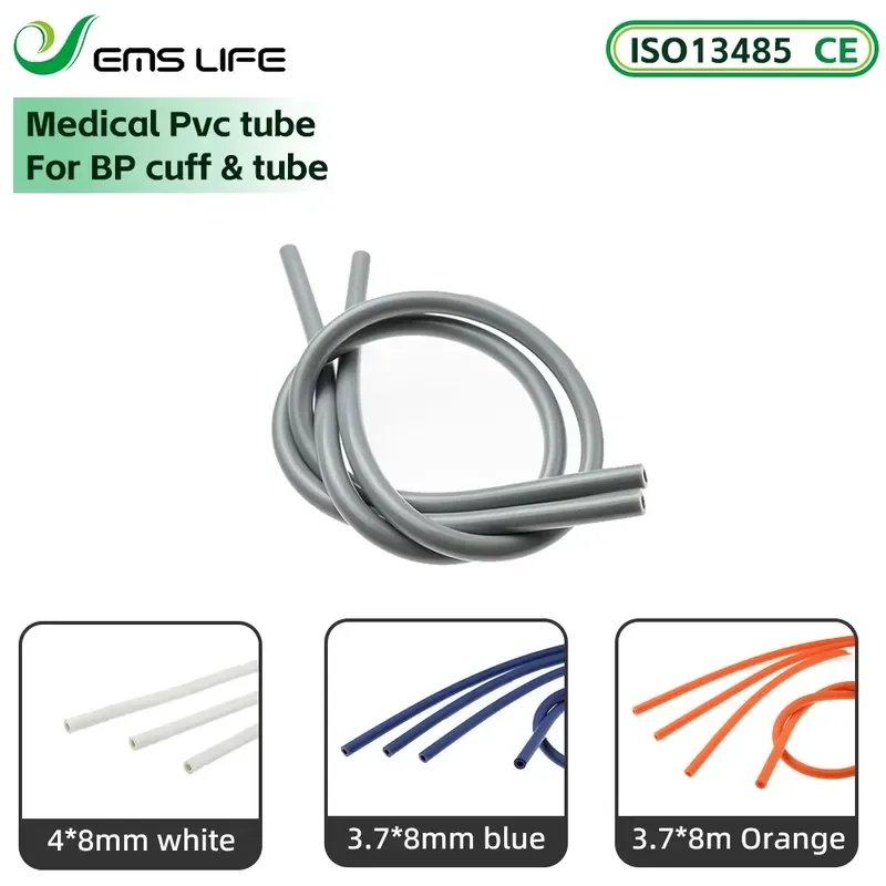 

EMSLIFE TU-PVC-01A EOS Disinfecting PVC 4*8mm Pressure Cuff BP Hose Extension Tube for BP Meter BP Monitoring