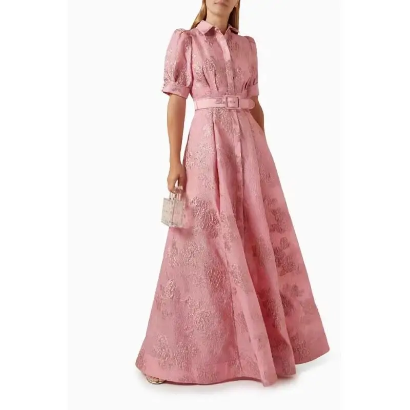 

Elegant Fashion Long Dress Slim Fit Vintage Style Summer 2025 New Arrival Independent Station Women's Dress City Walk