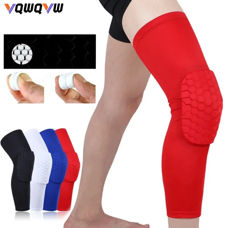 

1Pcs Knee Pads Compression Long Leg Sleeve Brace Protection for Basketball, Football & Volleyball,Knee Pads for Youth Adults