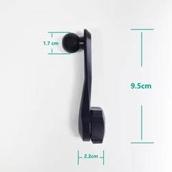 Extension Rod Car Mobile phone holder 17mm Joint Extension Arm Air Vent Phone Stand GPS Mount Rotatable Phone Holder Accessories