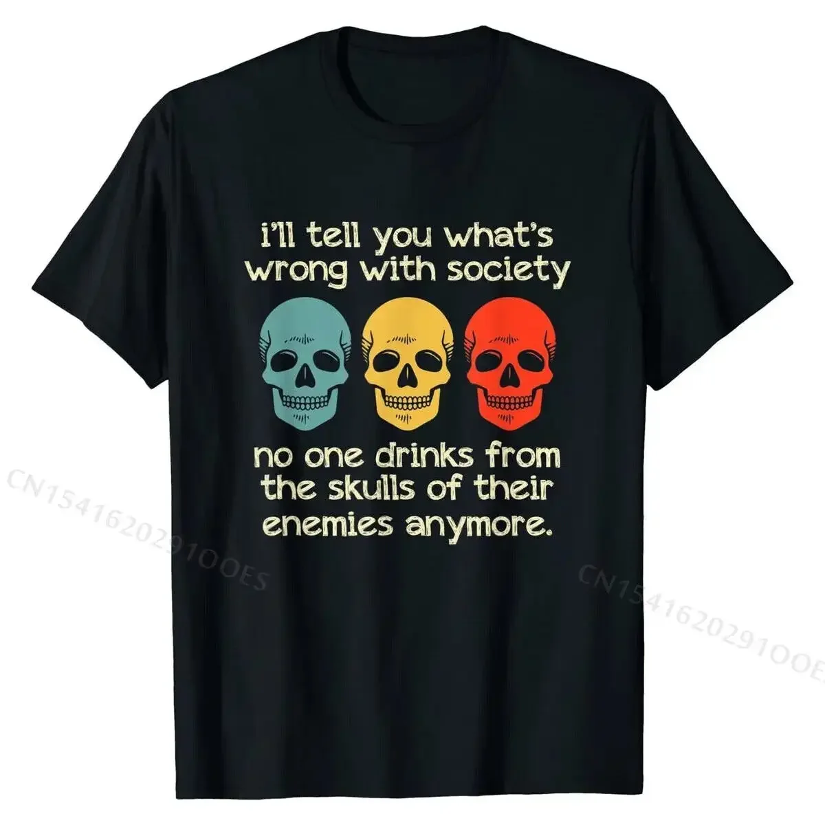 Wrong Society Drink From The Skull Of Your Enemies T-Shirt S-5Xl