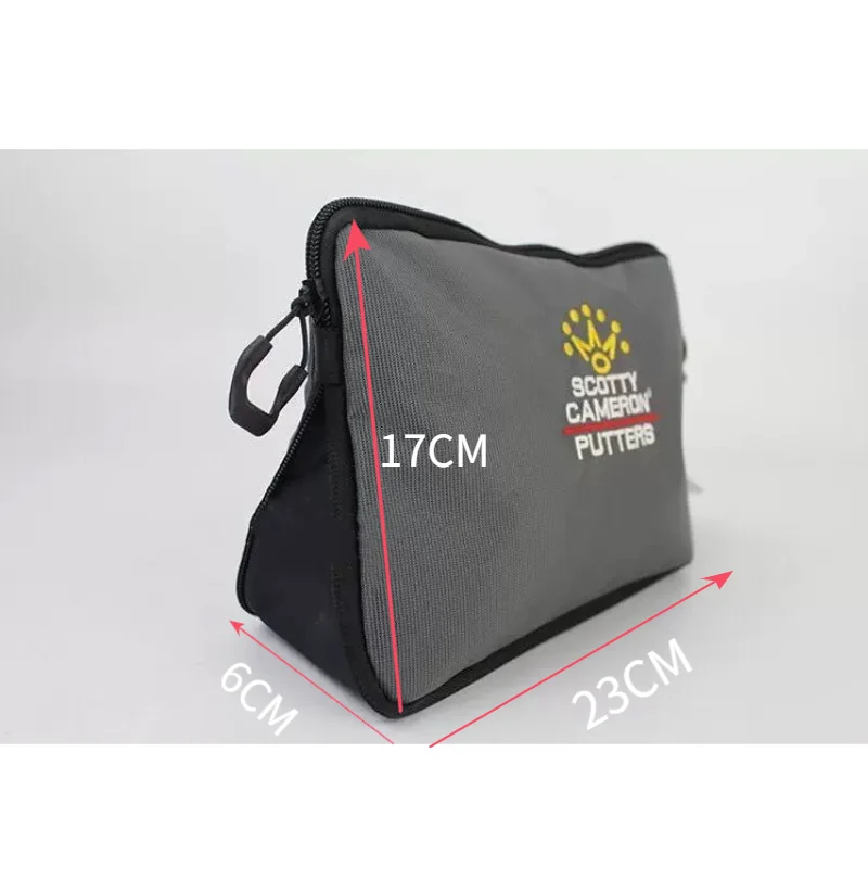 1pcs New Golf Pouch Zip Clutch Bag