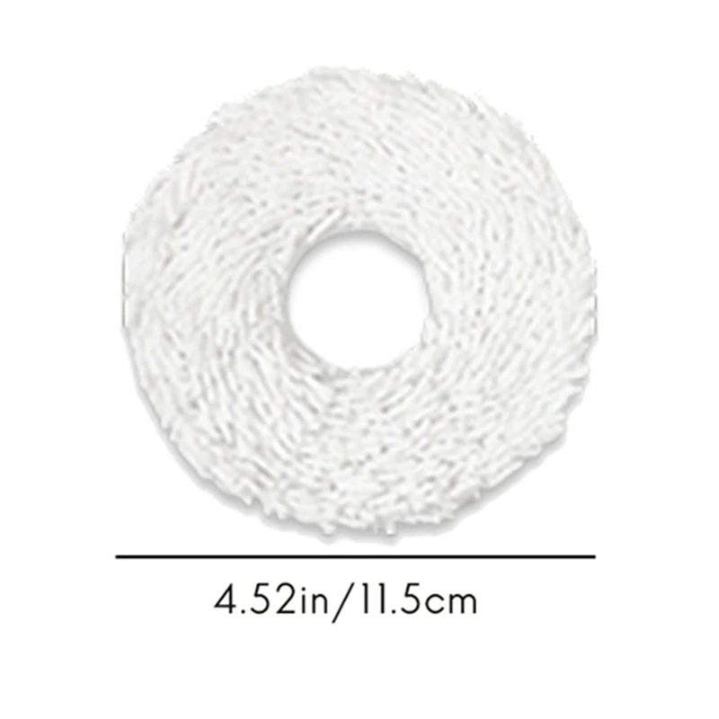 قطعة قماش ممسحة بديلة لأجزاء المكنسة الكهربائية الآلية من Ecovacs N9 Plus ، وسادة تنظيف الممسحة ، 4 +