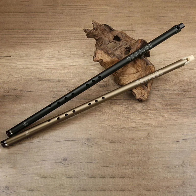 8 Hole G Key Xiao Portable Performance Metal Vertical Flute Beginner Practice Dongxiao Chinese Traditional Musical Instruments