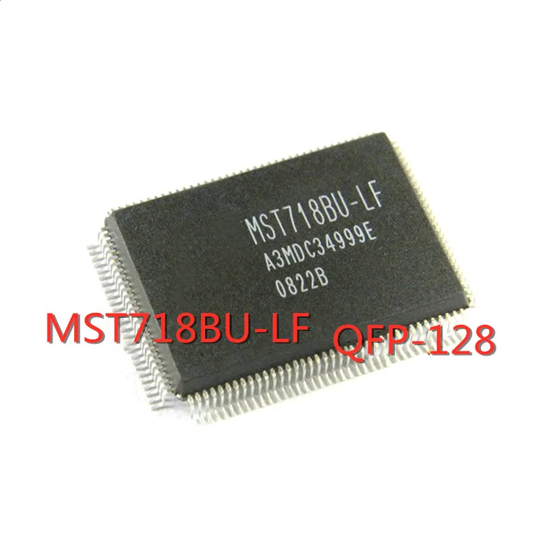 2PCS/LOT MST718BU-LF MST718BU QFP-128 SMD LCD TV driver board chip New In Stock GOOD Quality