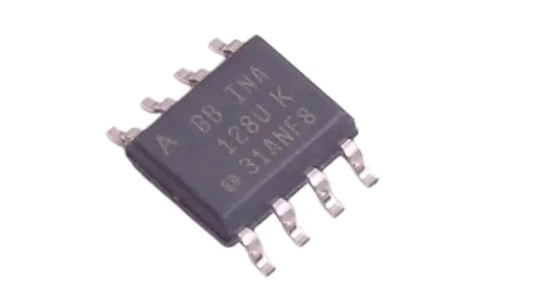 New Original INA128UA/2K5 Schematic INA128U SOIC-8 Precision Instrumentation Amplifier IC Chip