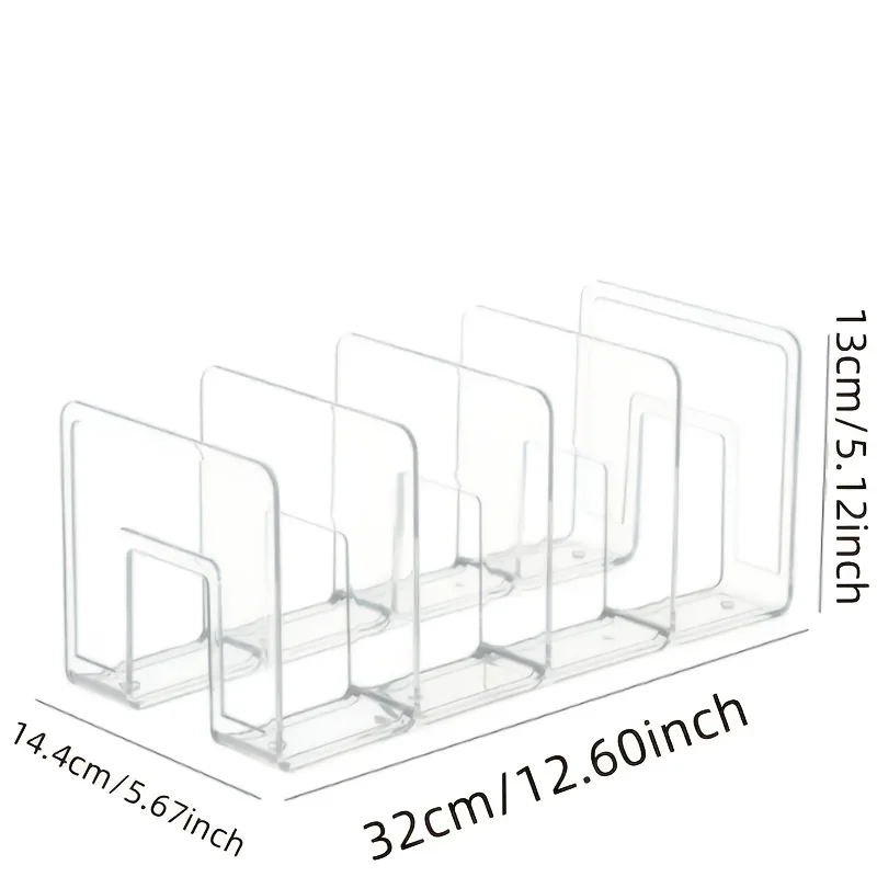 3-Pack Acrylic Shoe Organizer Dividers – Double Layer Space-Saving Storage Rack for Slippers and Shoes,Shoe Storage Organizer