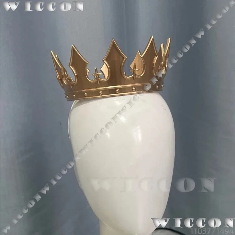 

COSda@Crown Altria Pendragon Fate Anime Saber Game Cosplay 3D Prop Blonde Headwear 6.5X13CM Women Girl Cos Halloween Party Custo
