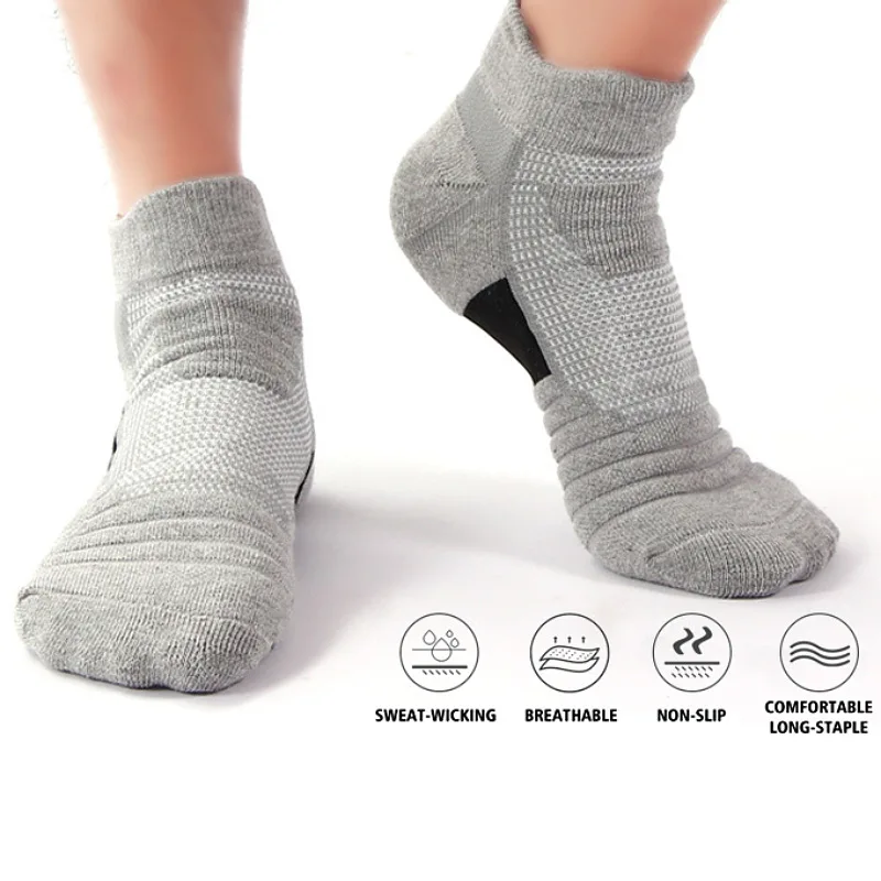 3-1 Pairs Men Football Socks Basketball Sports Thickened Towel Bottom Breathable Men's Short Mid-tube Socks Designer Socks