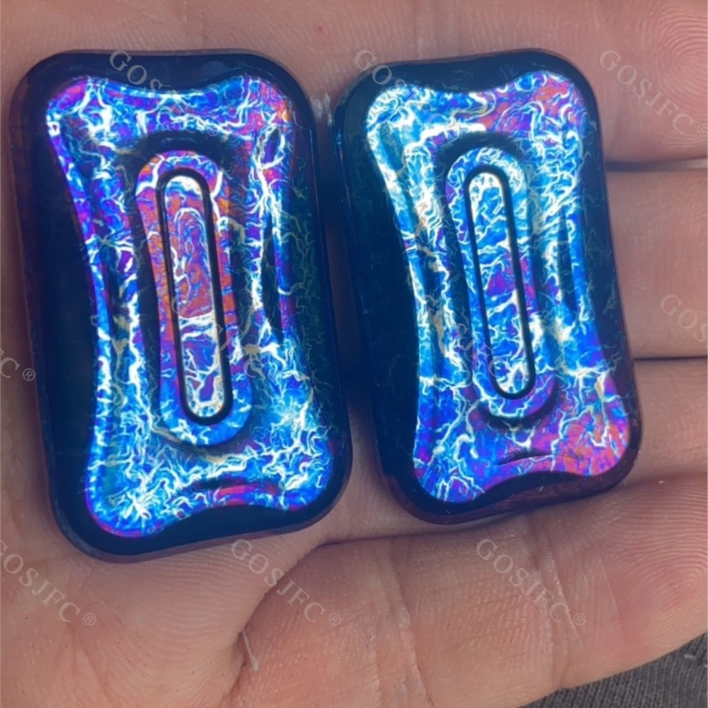 CaiNiao EDC MOD Ilimitado empurrando slider alívio do estresse brinquedo brinquedos para adultos titânio de aço inoxidável